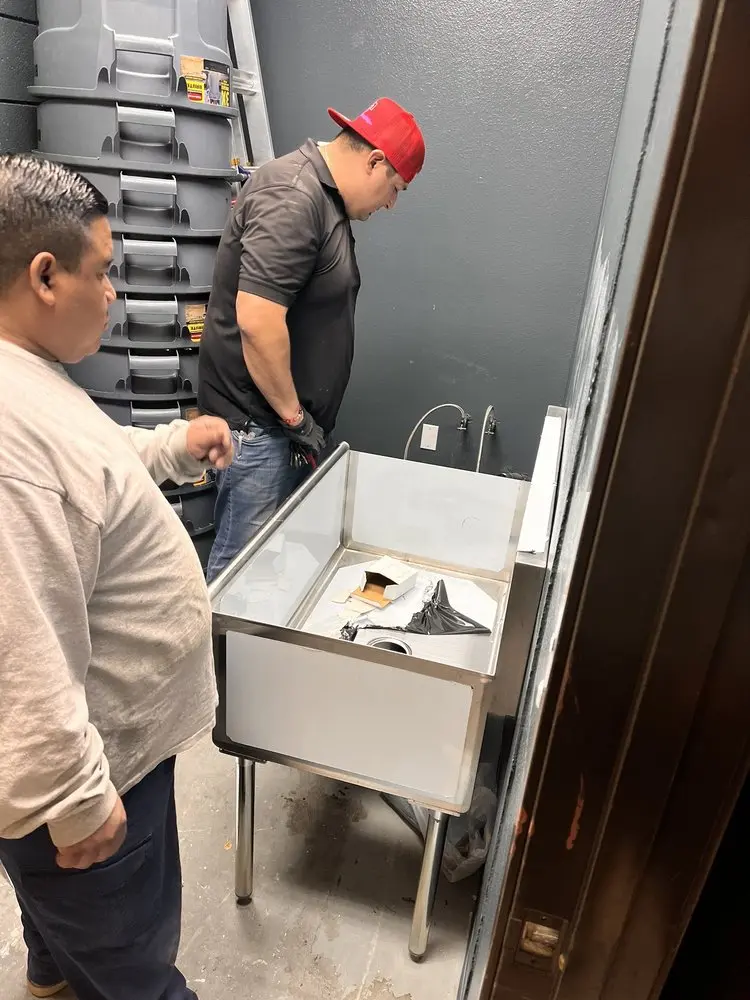 Commercial plumbing and sink installation in North Hackensack